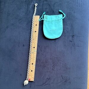 Tiffany & Co. Silver Necklace with Blue Pouch